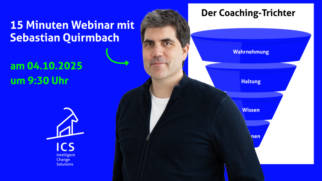 Ankündigung für 15-Minuten-Webinar mit Sebastian Quirmbach zum Coaching-Trichter.